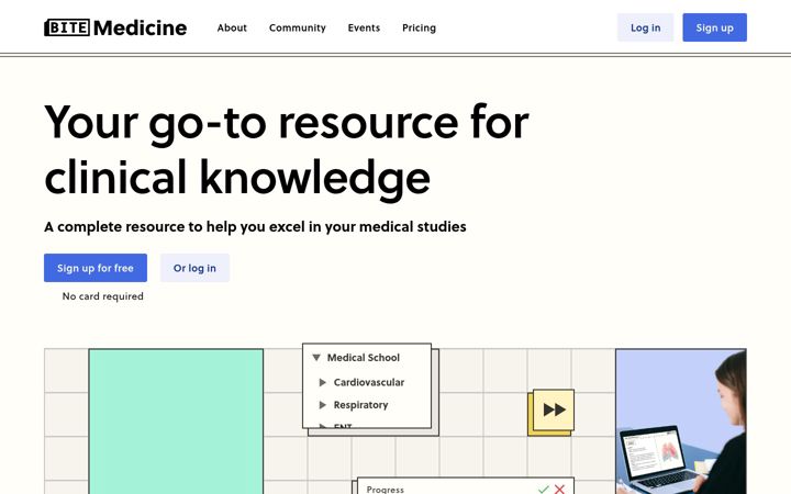 Screenshot of bitemedicine.com