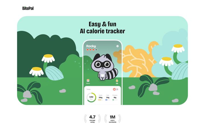 Screenshot of bitepal.app
