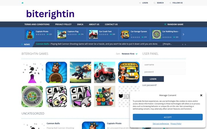 Screenshot of biterightin.com
