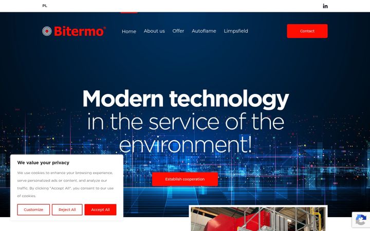Screenshot di bitermo.pl