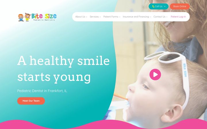 Ekrānuzņēmums no bitesizepediatricdentistry.com