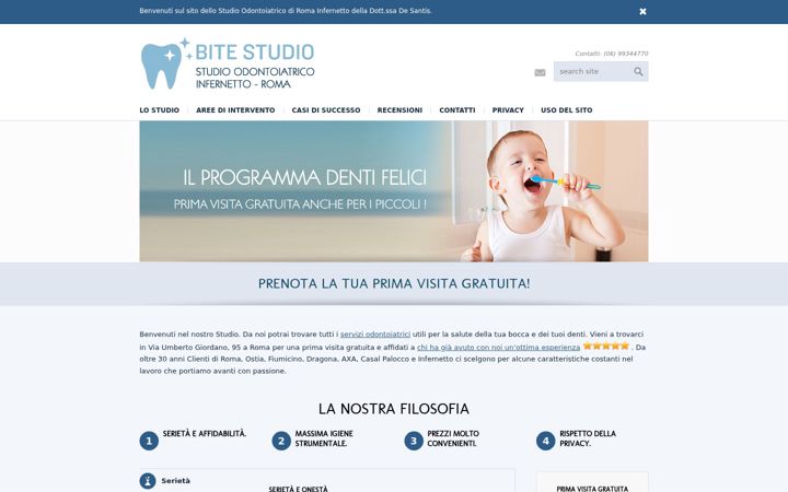 Screenshot of bitestudio.it