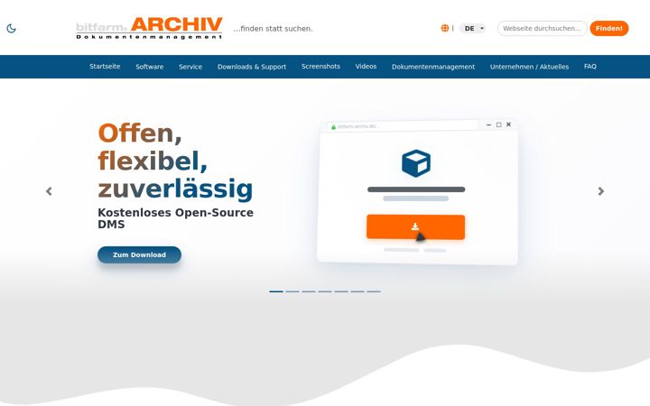 Screenshot of bitfarm-archiv.de