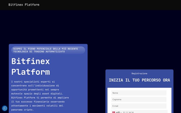 Screenshot of bitfinex-platform.it