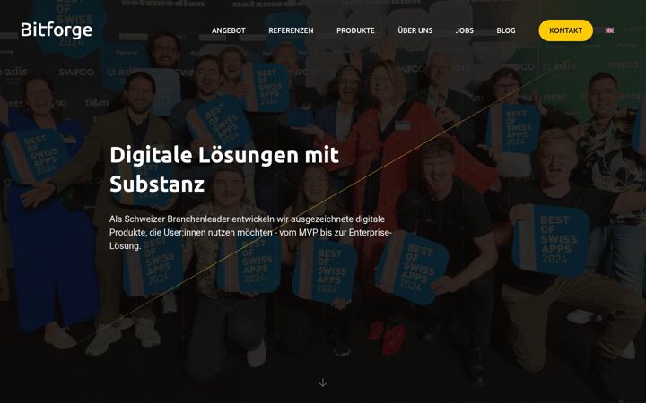 Screenshot of bitforge.ch