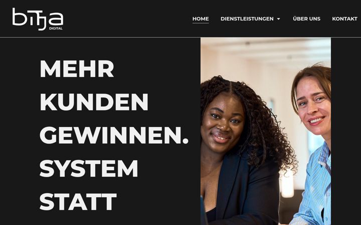 Screenshot of bitja.ch