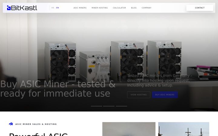 Screenshot of bitkastl.com