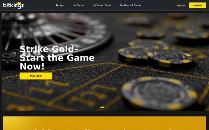Screenshot of bitkingzslots.com