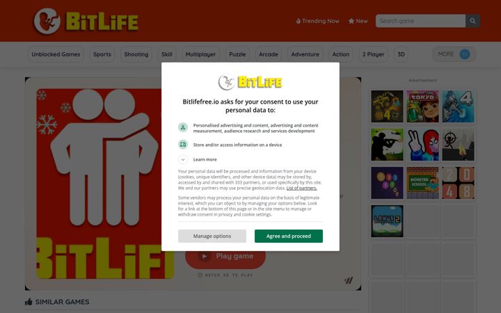 Screenshot ta' bitlifefree.io