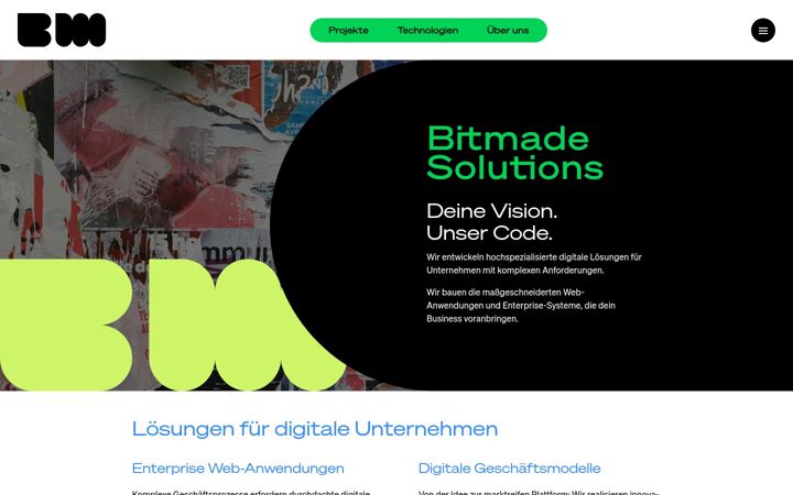 Posnetek zaslona bitmade-solutions.de