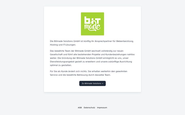 Posnetek zaslona bitmade.de