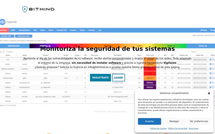 Screenshot of bitmind.es