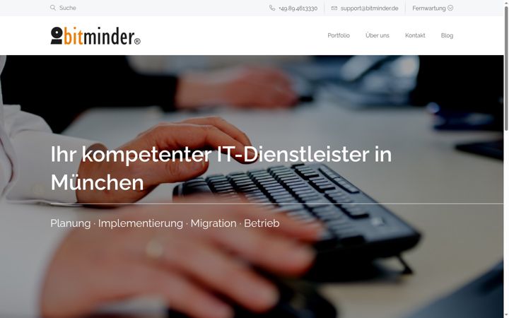 Ekraanipilt saidist bitminder.de