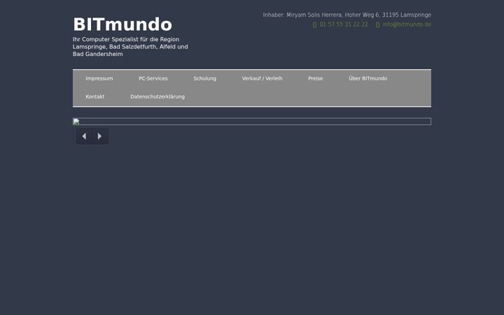 Screenshot of bitmundo.uber.space