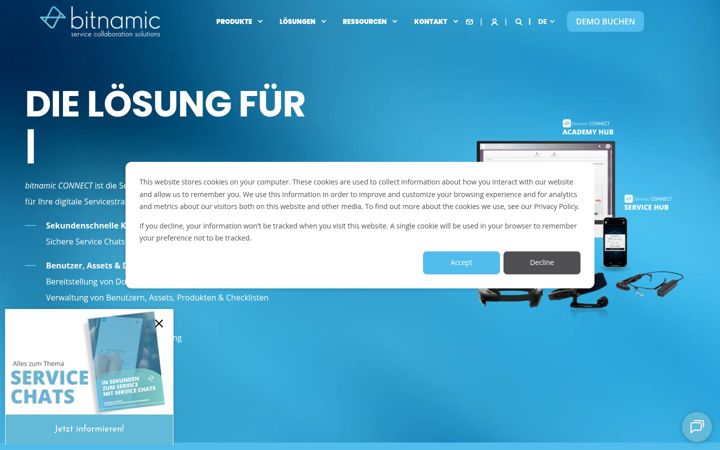 Screenshot di bitnamic.net