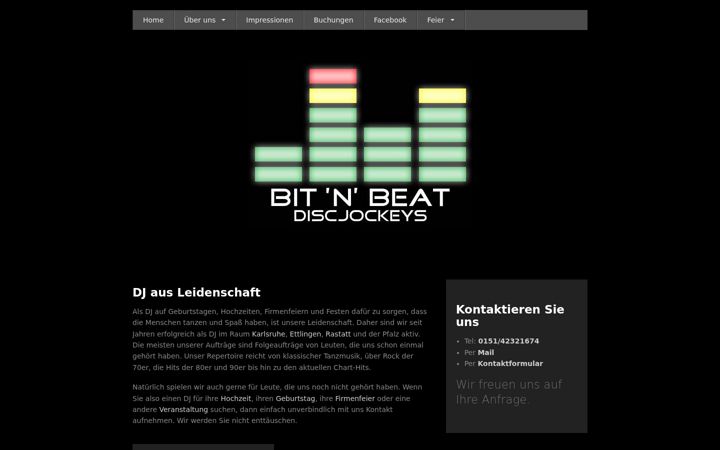 Ekraanipilt saidist bitnbeat.de
