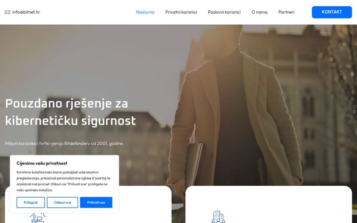 Skärmbild av bitnet.com.hr