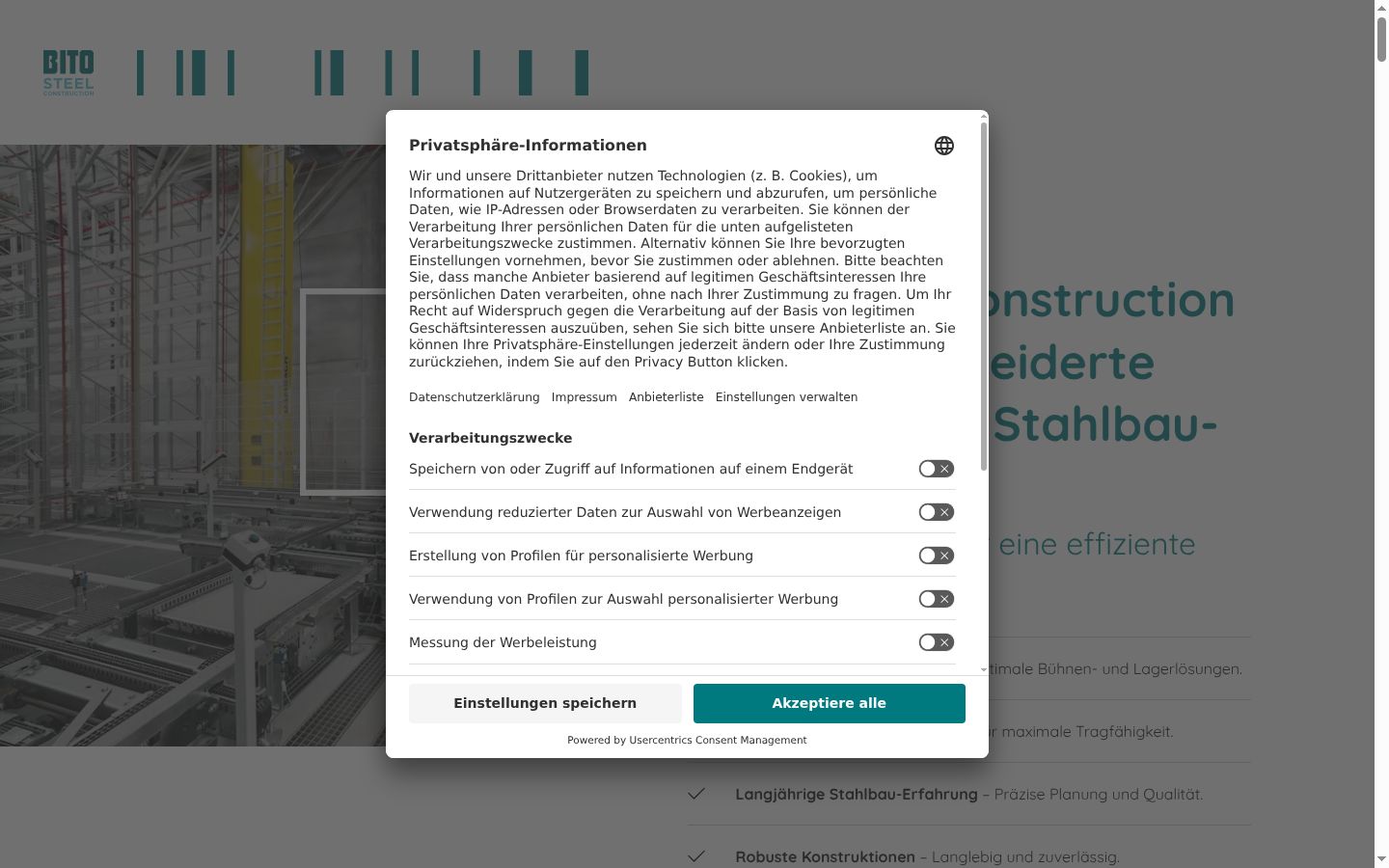 Screenshot tal-banner tal-kunsens muri qabel kwalunkwe interazzjoni