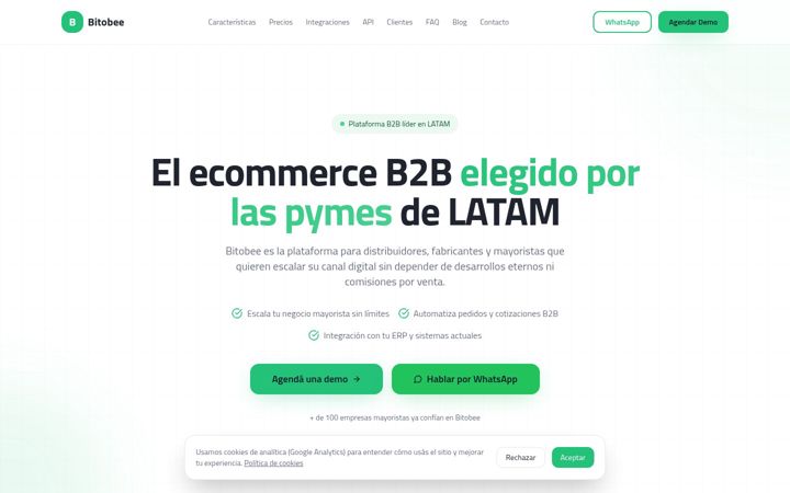 Screenshot of bitobee.com