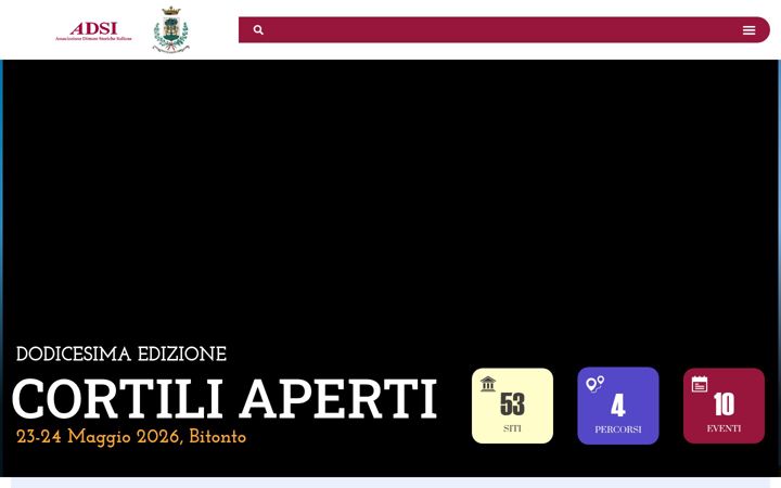 Ekrano kopija bitontocortiliaperti.it