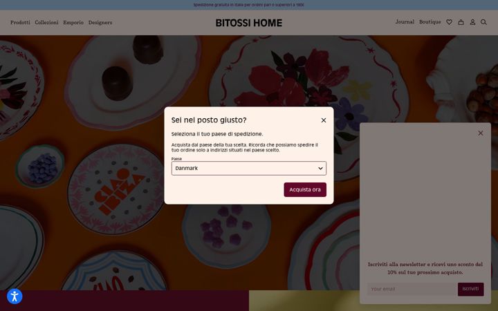Captura de ecrã de bitossihome.it