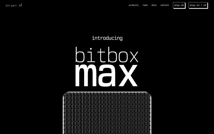 Captura de ecrã de bitpart.com