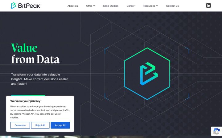Screenshot of bitpeak.pl