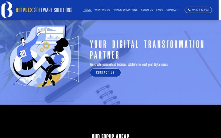 Screenshot of bitplex.com.au