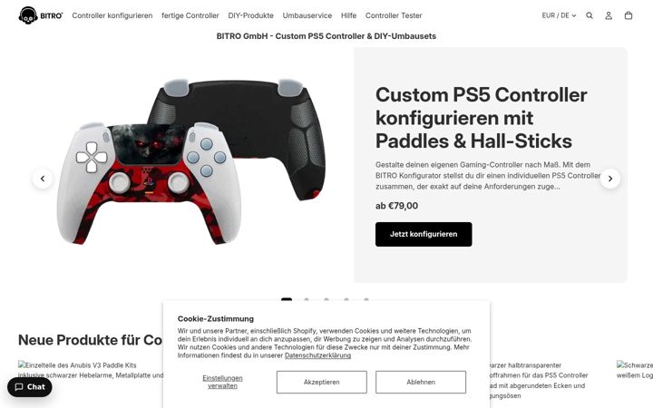 Screenshot of bitro.de