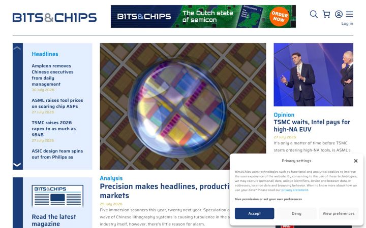 Screenshot of bits-chips.com