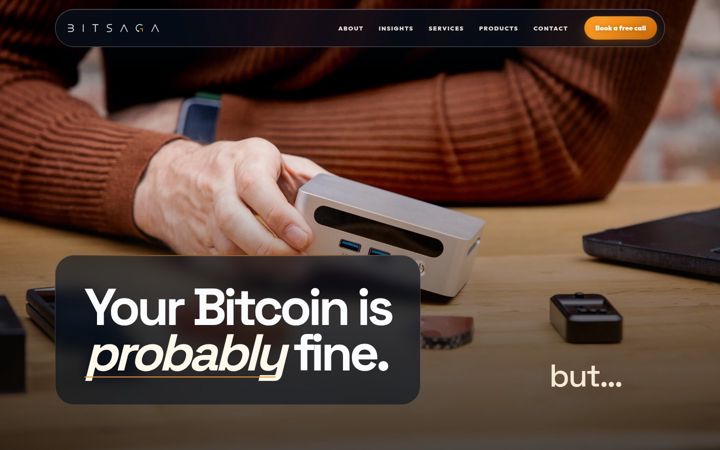 Screenshot of bitsaga.be
