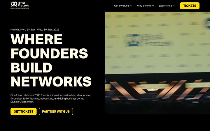 Skärmbild av bitsandpretzels.com