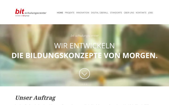 Screenshot of bitschulungscenter.at