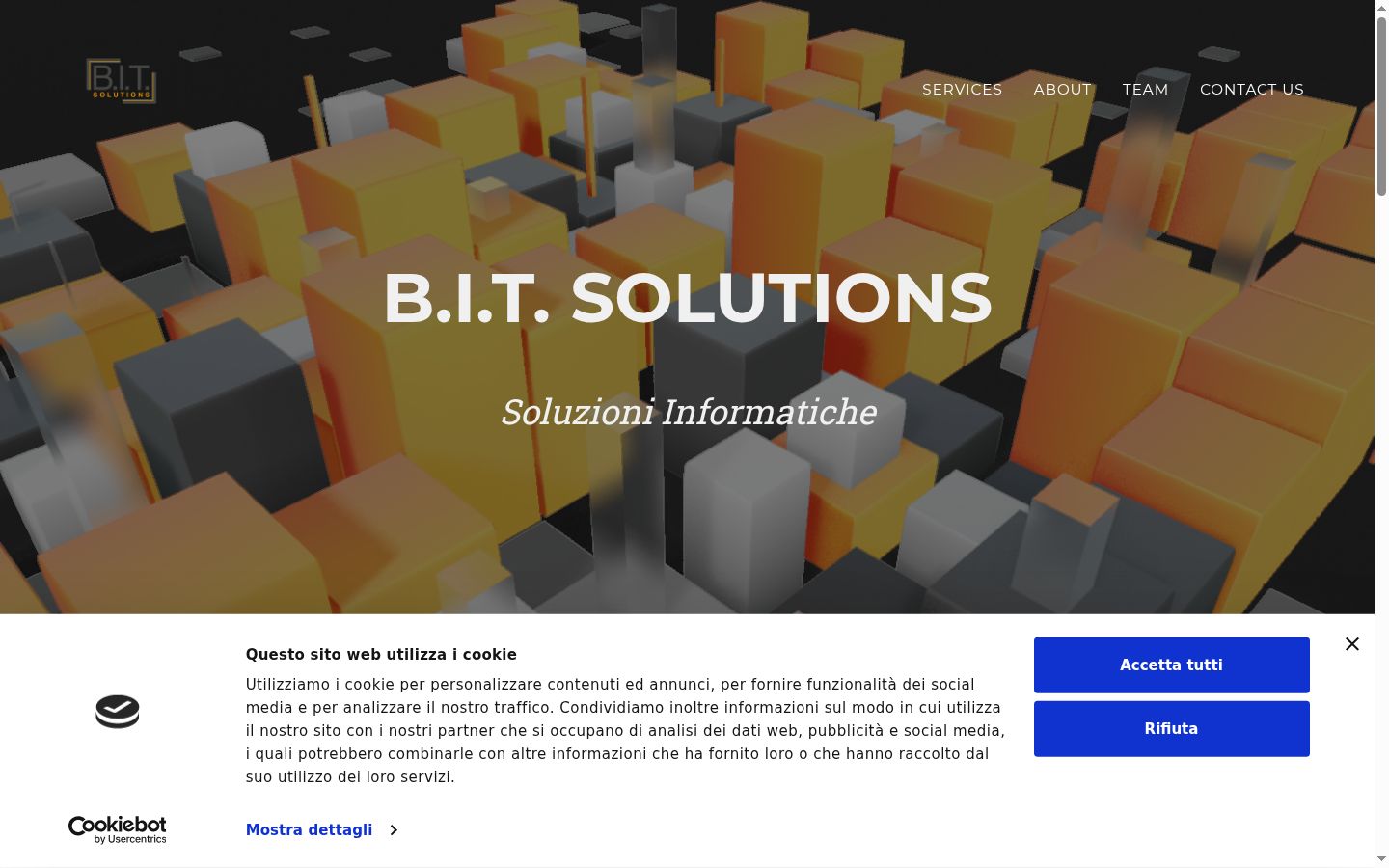 Screenshot des Einwilligungsbanners vor jeglicher Interaktion