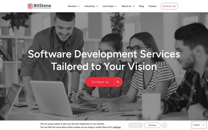 Screenshot of bitstone.com