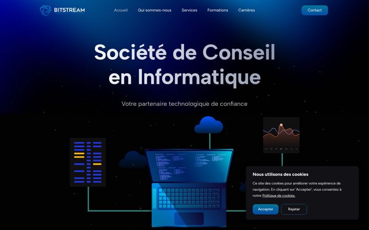 Screenshot of bitstream-advisor.com