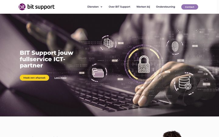 Capture d'écran de bitsupport.nl