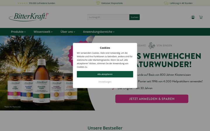 Screenshot of bitterkraft.com