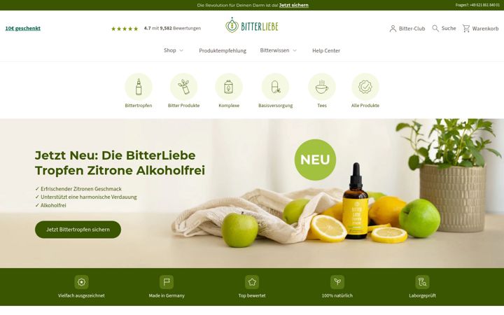 Screenshot of bitterliebe.com