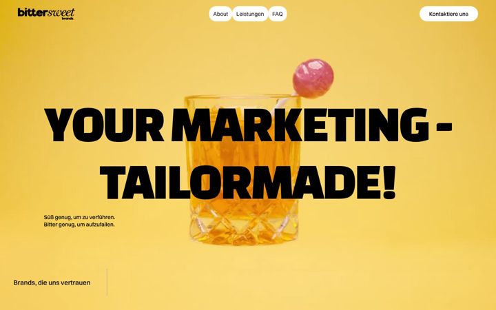 Screenshot of bittersweet-brands.de