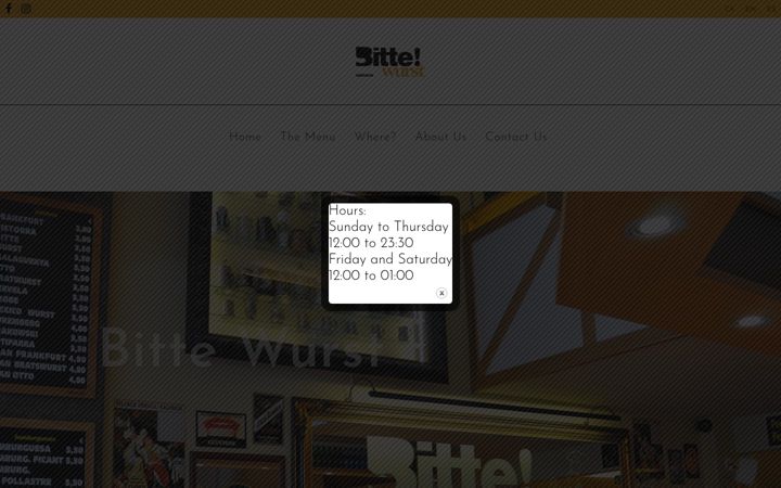 Captură de ecran a bittewurst.com