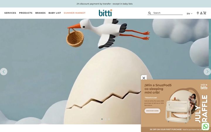 Screenshot of bitti.es