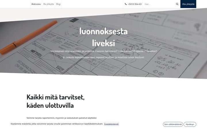 Ekraanipilt saidist bittitie.fi