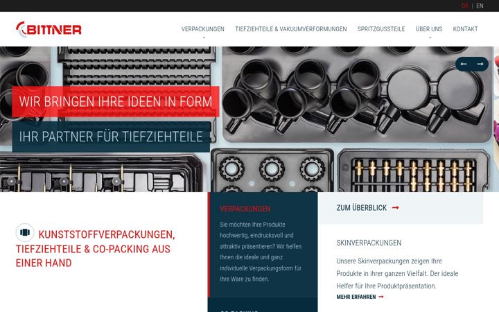 Screenshot of bittner-gmbh.de