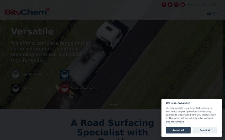 Screenshot of bituchem.com