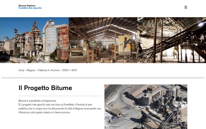 Screenshot of bitumeplatform.it