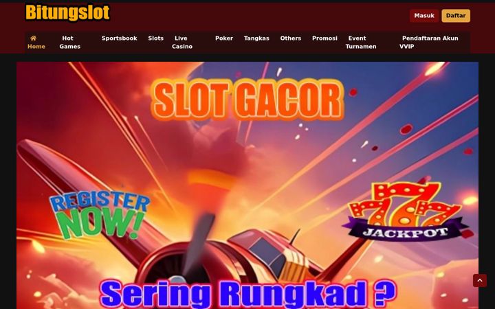 Screenshot of bitungslot.com