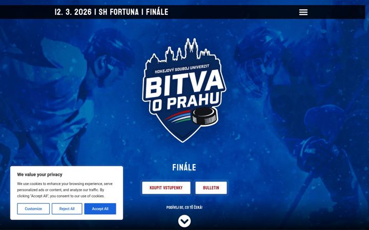Screenshot of bitvaoprahu.cz