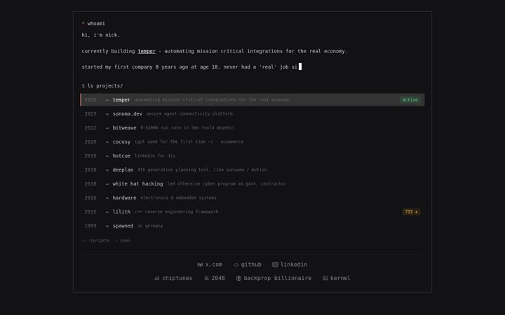 Screenshot of bitweave.co