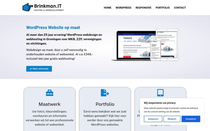 Screenshot of bitwebdesign.nl